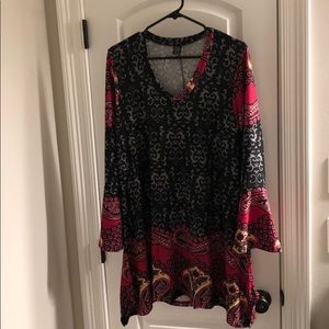 Flare bottom tunic